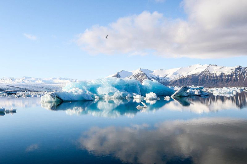Fotografie in Jökulsárlón, Island