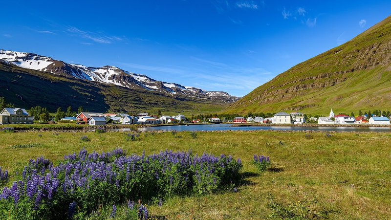 Fotografie in Seyðisfjörður, Island