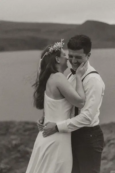 Elopement photoshoot on the Reykjanes Peninsula by Christine Q