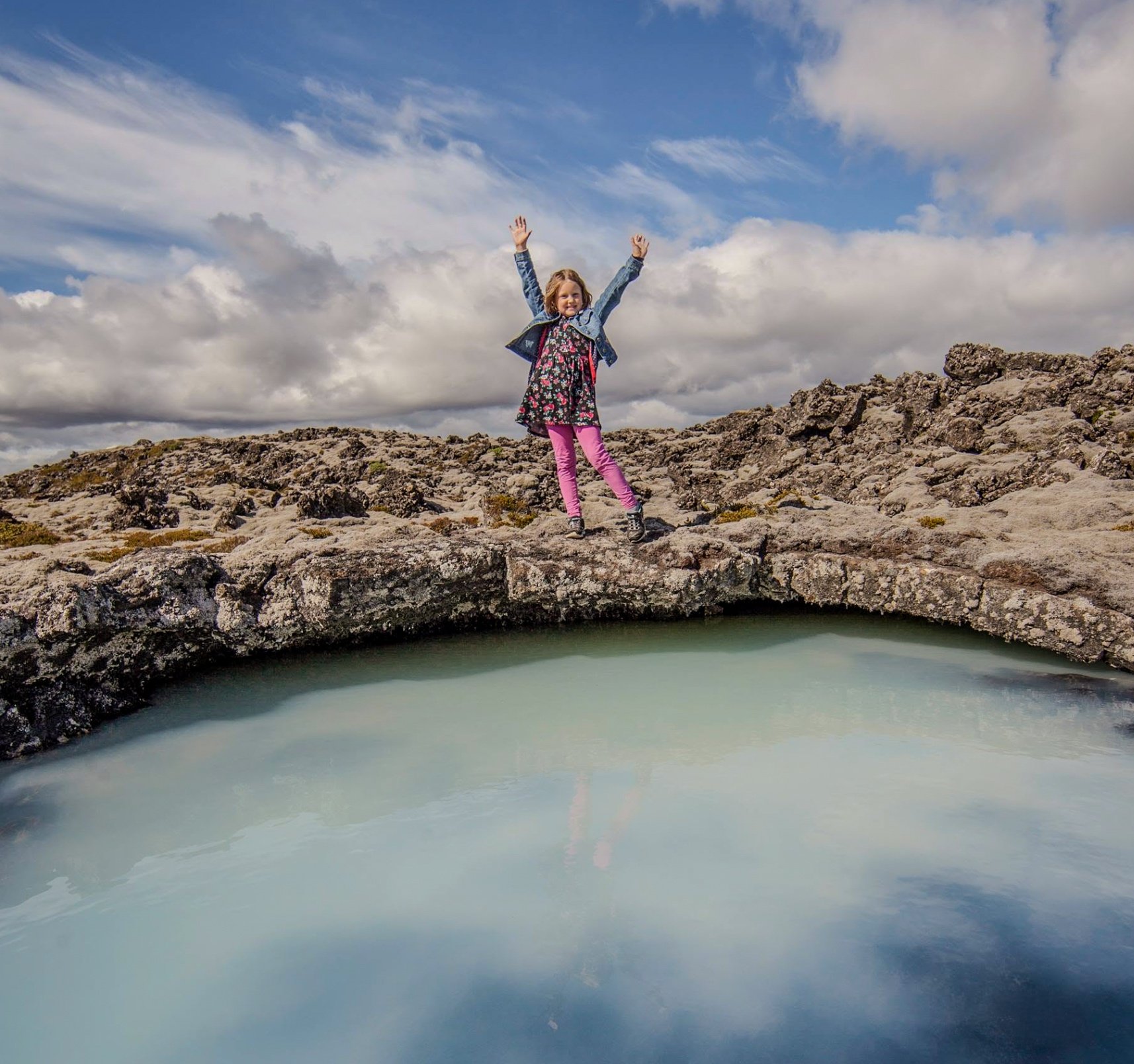 Fotografie an der Blauen Lagune, Island