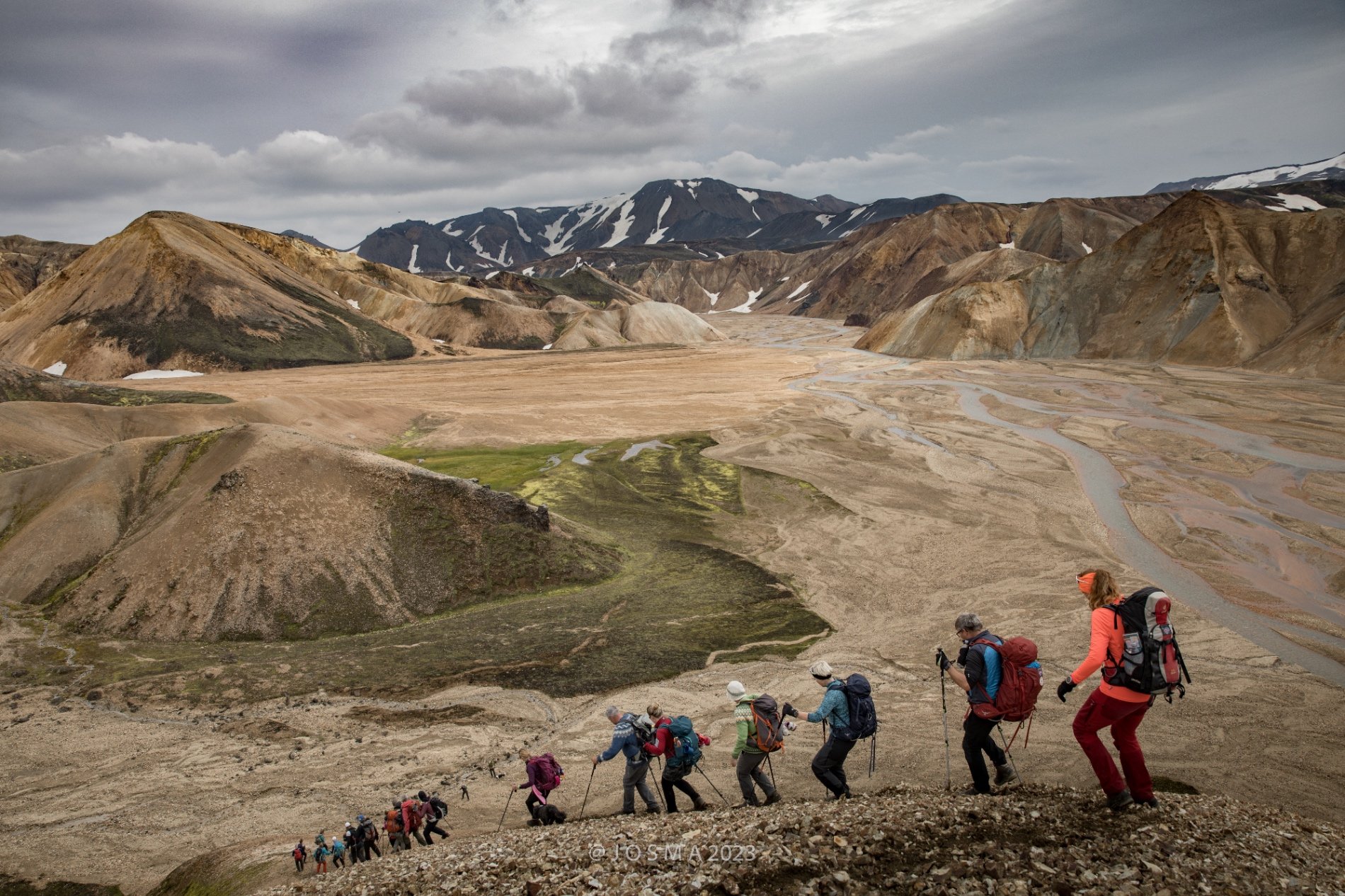 Johann Smari Karlsson photoshoot in Landmannalaugar