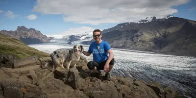 Solo Portrait photoshoot in Skaftafell by Johann K