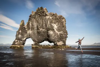 Solo Portrait photoshoot in North Iceland by Johann K