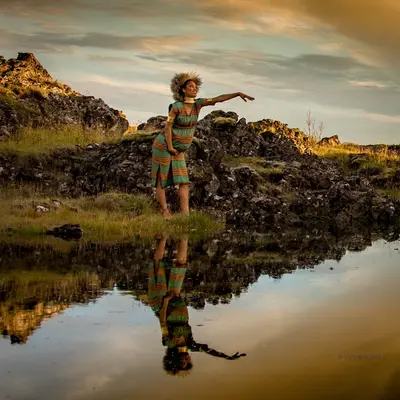 Solo Portrait photoshoot in Reykjavík by Johann K