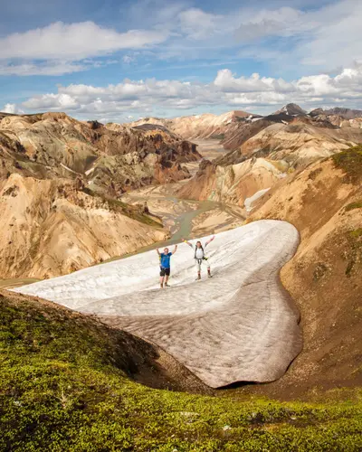 Friends Trip photoshoot in Landmannalaugar by Johann K