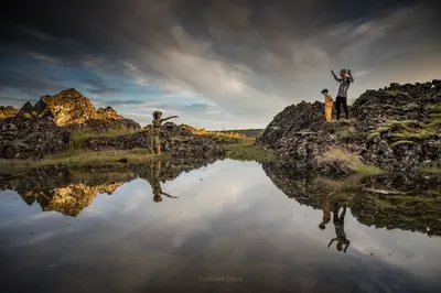 Family photoshoot in Reykjavík by Johann K