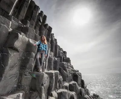 Solo Portrait photoshoot at Reynisfjara by Johann K