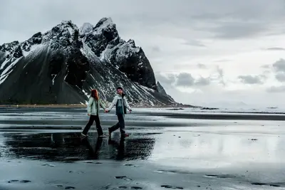 Engagement photoshoot in Vestrahorn & Stokksnes by Misha M