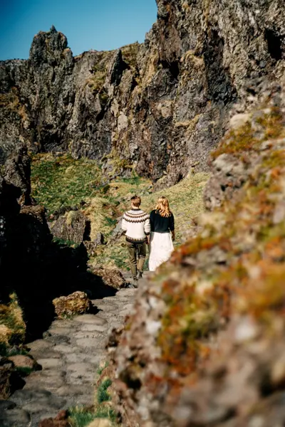 Engagement photoshoot in Arnarstapi by Misha M