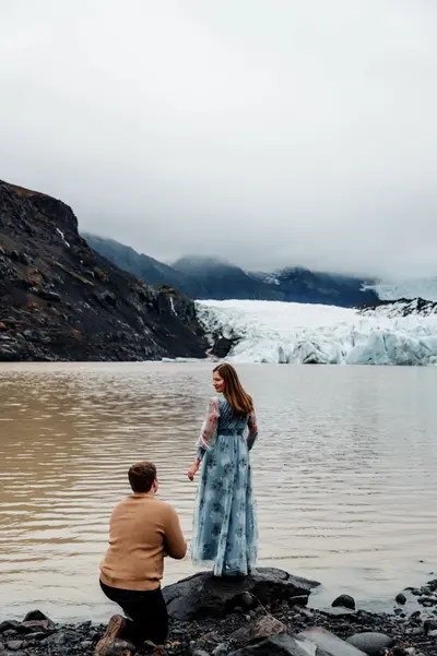 Engagement photoshoot in Skaftafell by Misha M