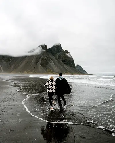 Engagement photoshoot in Vestrahorn & Stokksnes by Misha M
