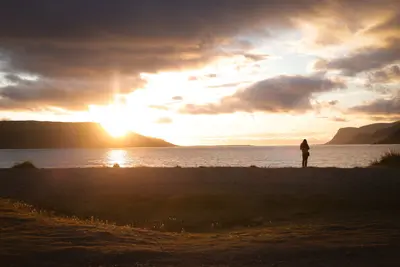 Solo Portrait photoshoot in the Westfjords by Lisa N